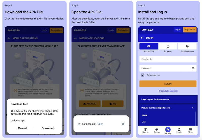 Paripesa paripesa tz app download free mobile
