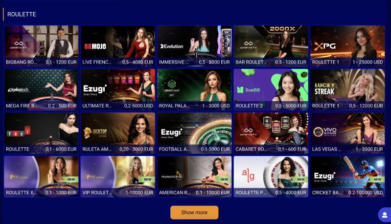 Live Roulette Malawi real-time gameplay 