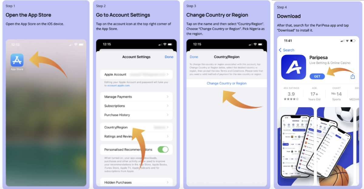 Paripesa Betting App South Africa IOS