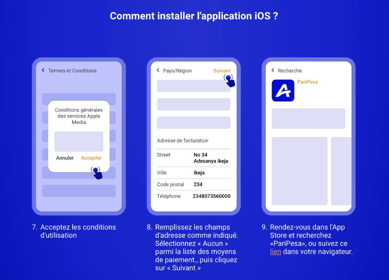 Installer Paripesa sur iOS