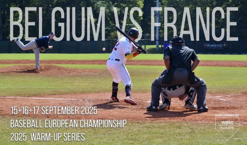 Belgium vs France Baseball Game