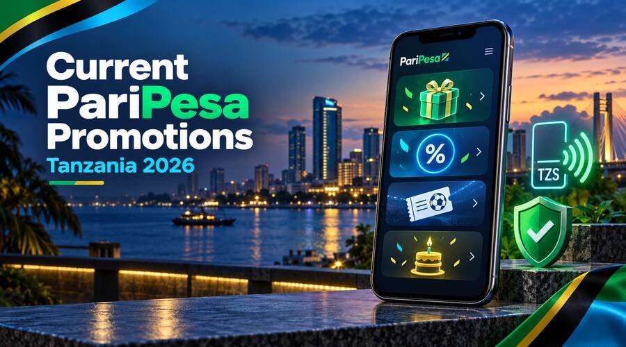 Mobile money payment on a smartphone representing safe PariPesa deposits and withdrawals in Tanzania